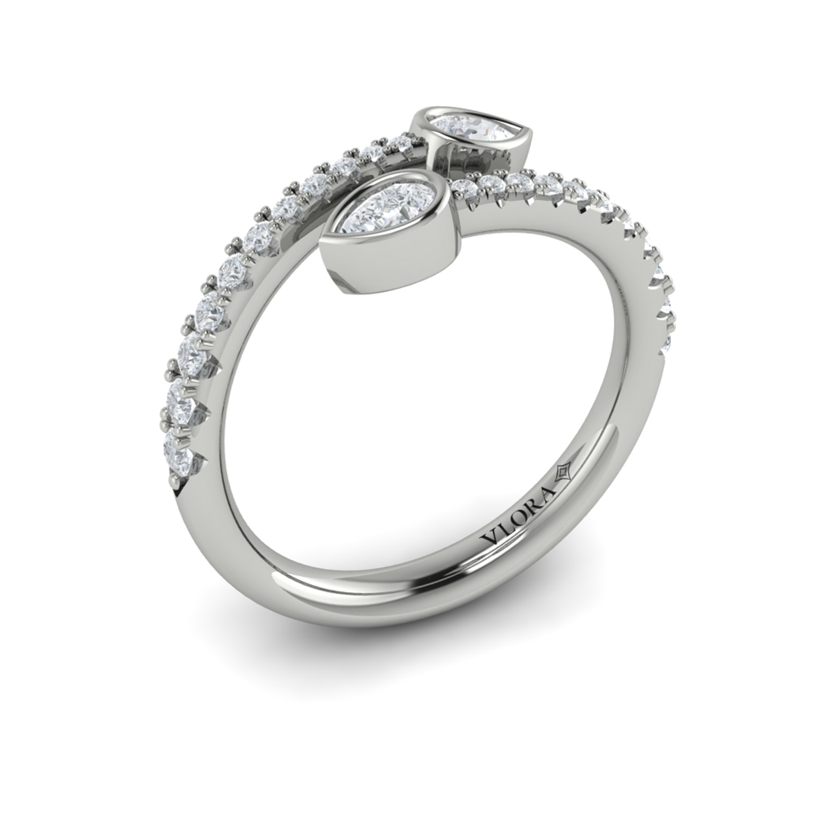 Diamond Double Wrap Ring