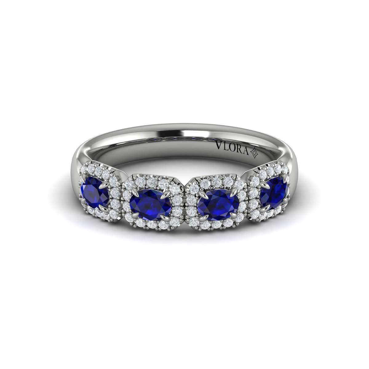 Diamond and Sapphire Statement Ring