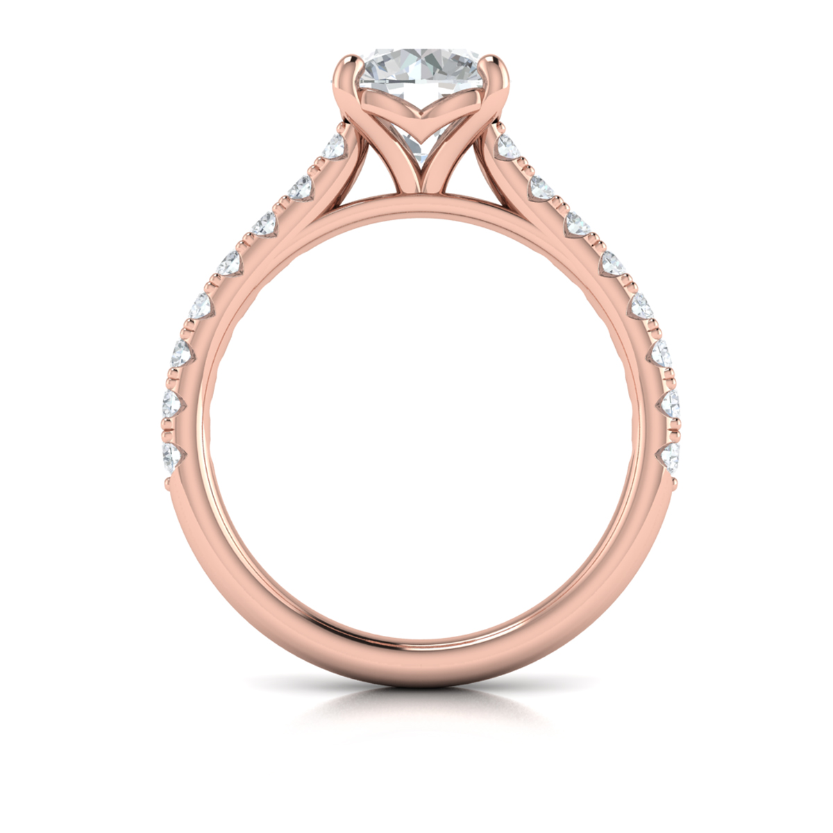 Classic Cathedral Engagement Ring