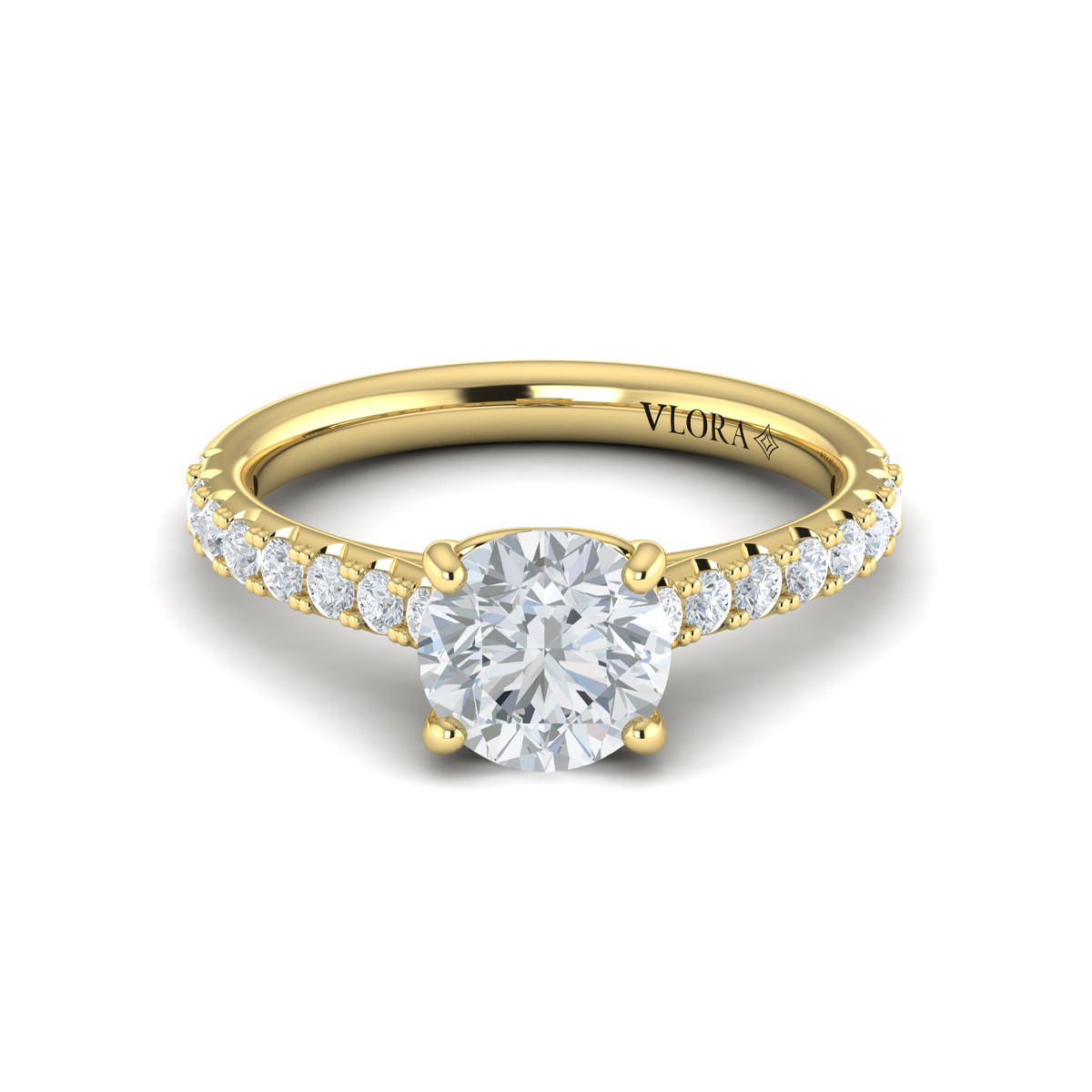 Classic Cathedral Engagement Ring