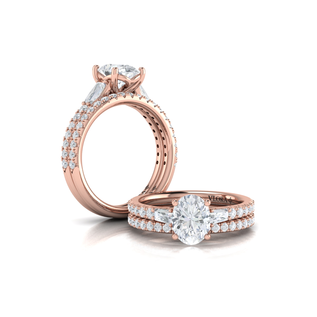 Luminous Oval Engagement Ring