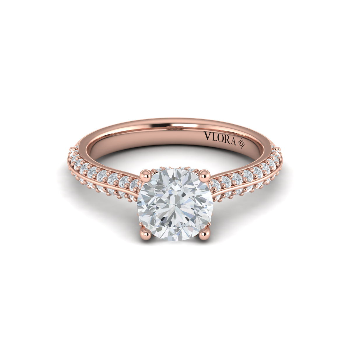 Harmony Hidden Halo Engagement Ring