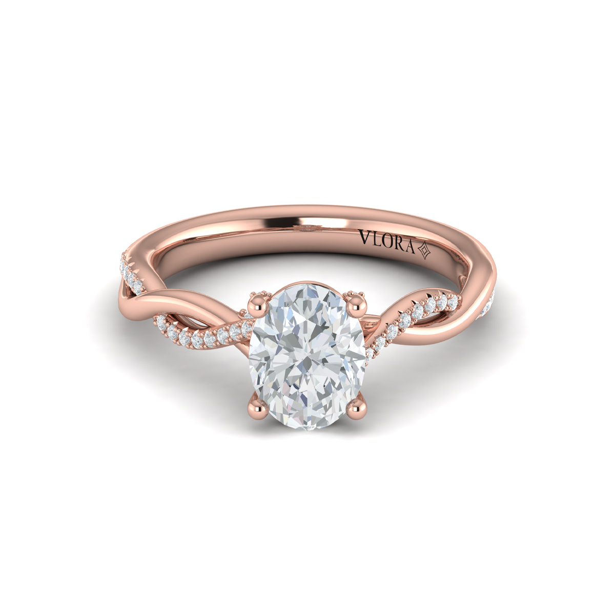 Harmony Oval Diamond Engagement Ring