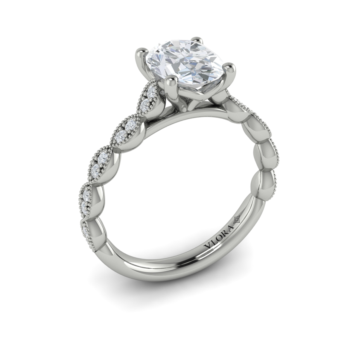 Unity Oval Engagement Ring