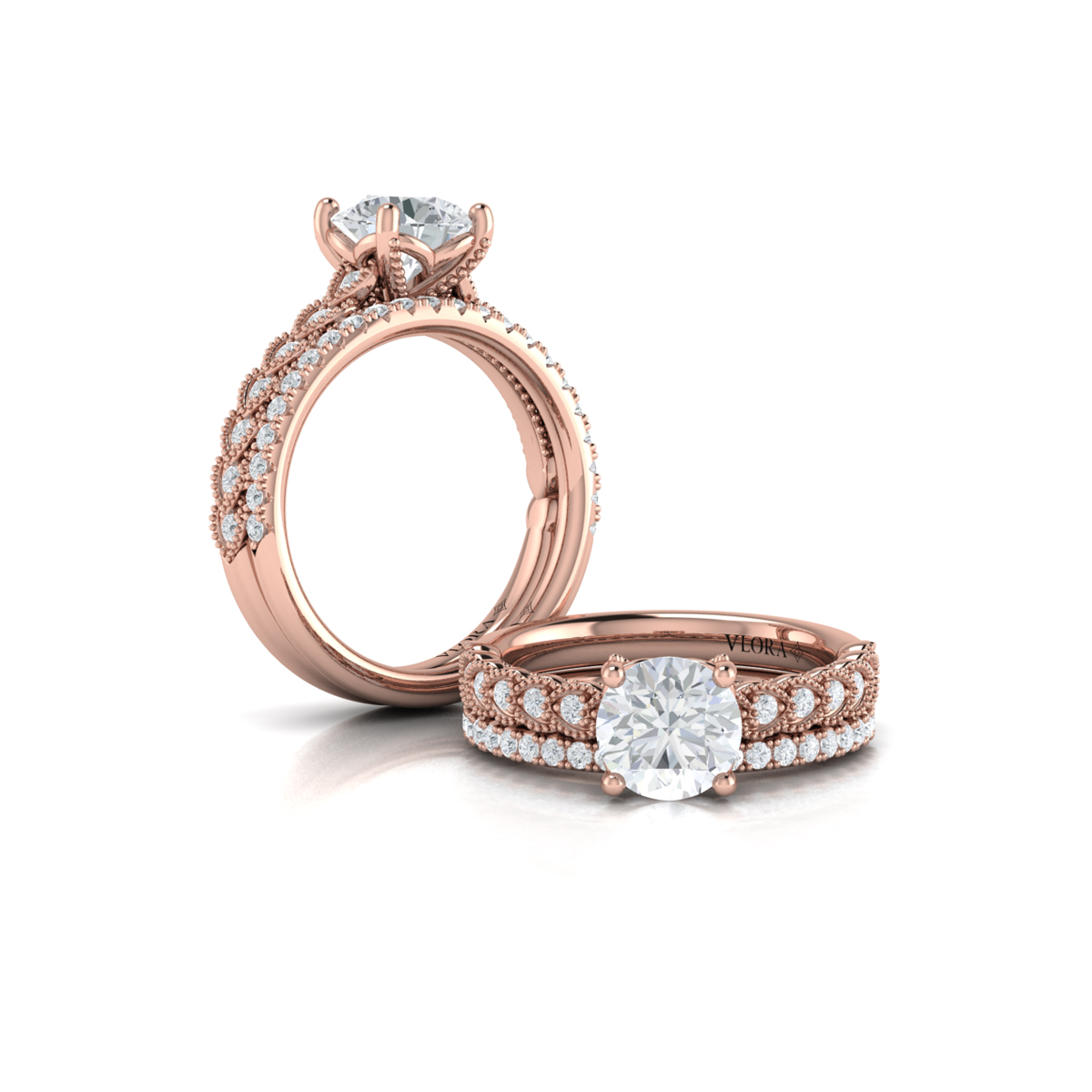 Modern Vintage Engagement Ring