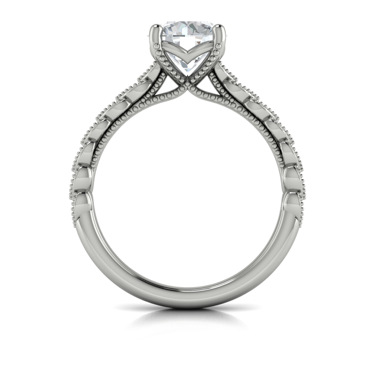 Modern Vintage Engagement Ring