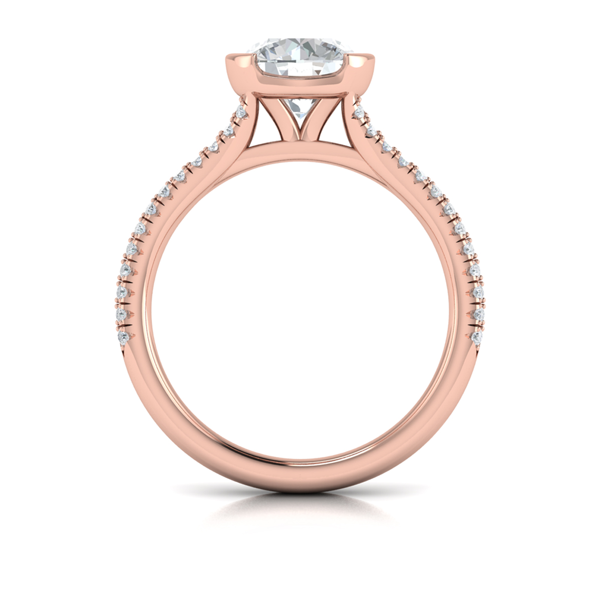 Classic Clutch Engagement Ring