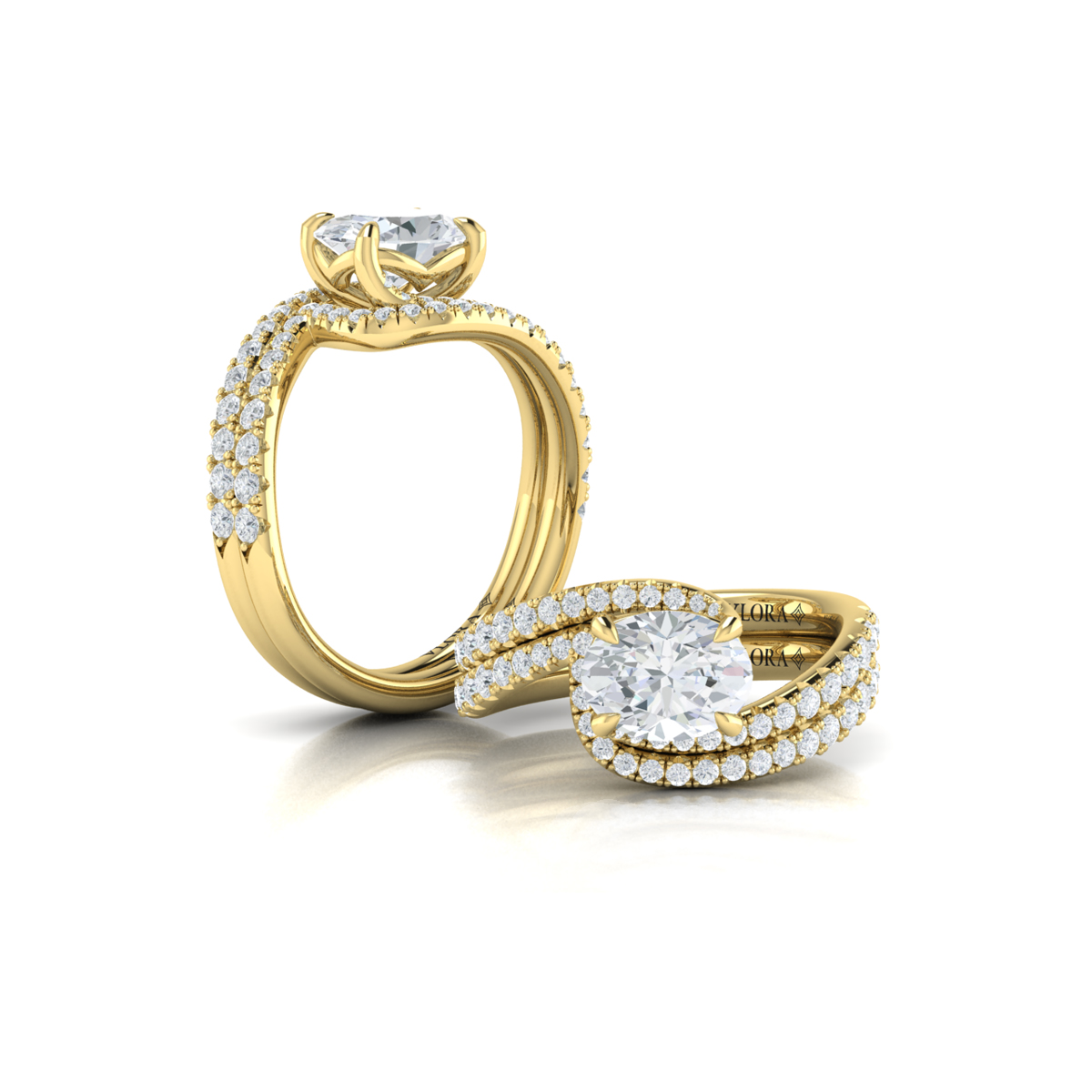 Celestial Engagement Ring