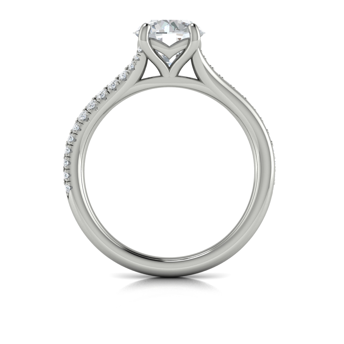 Reflection Engagement Ring