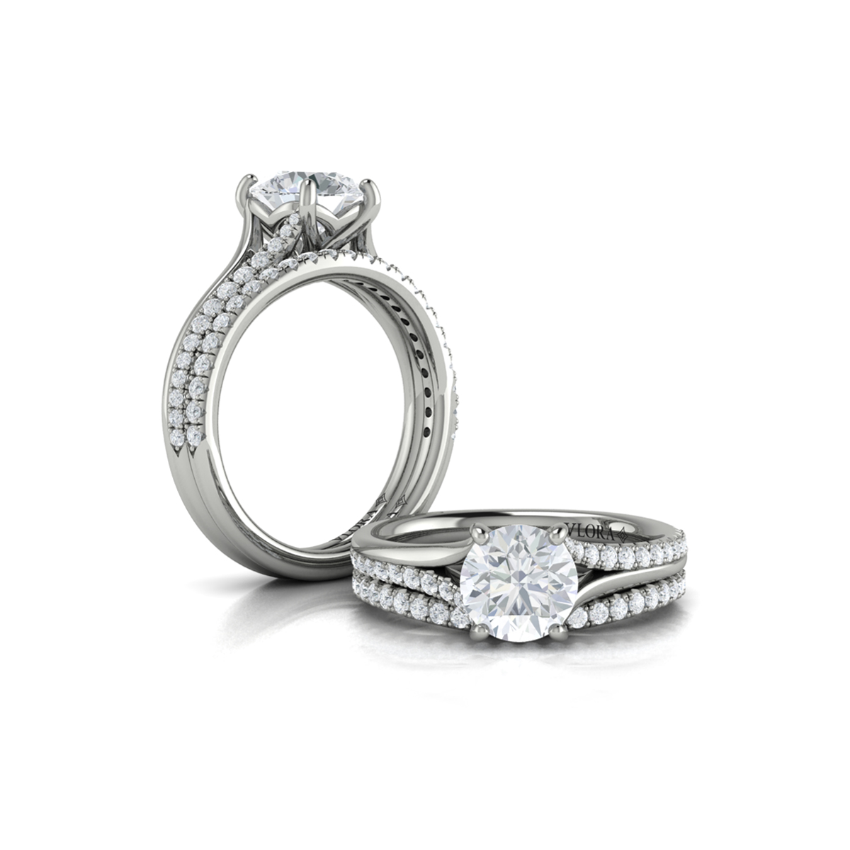 Reflection Engagement Ring