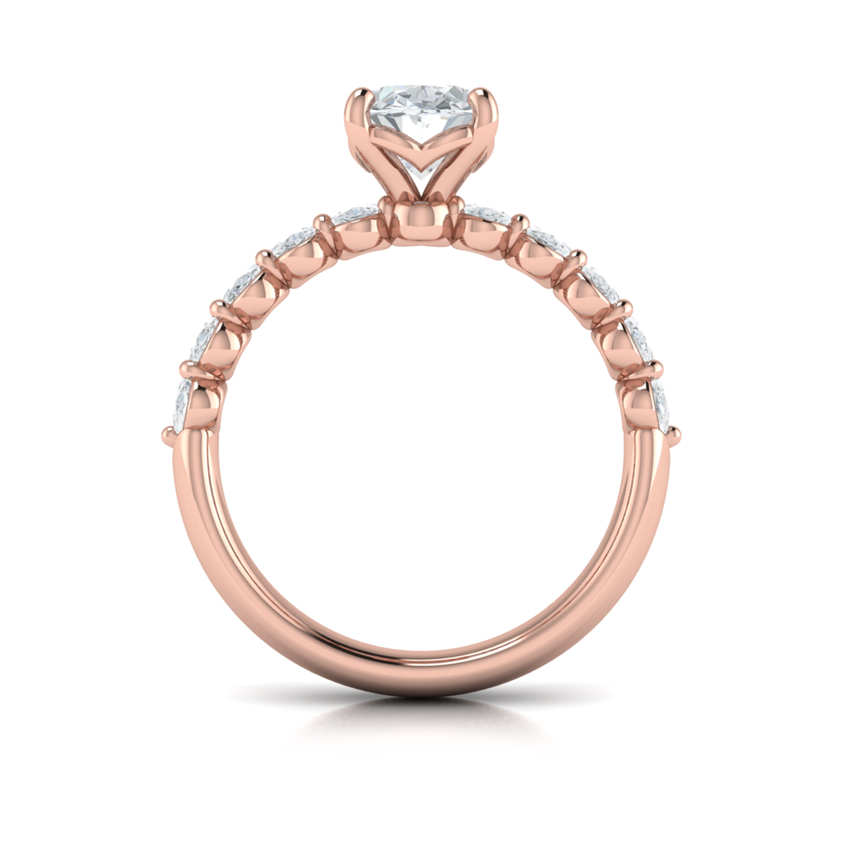 Eternal Oval Engagement Ring