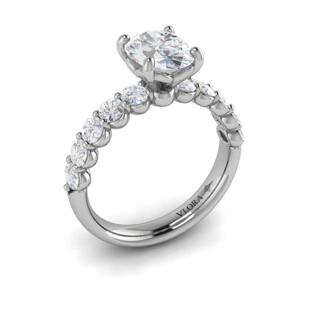 Eternal Oval Engagement Ring