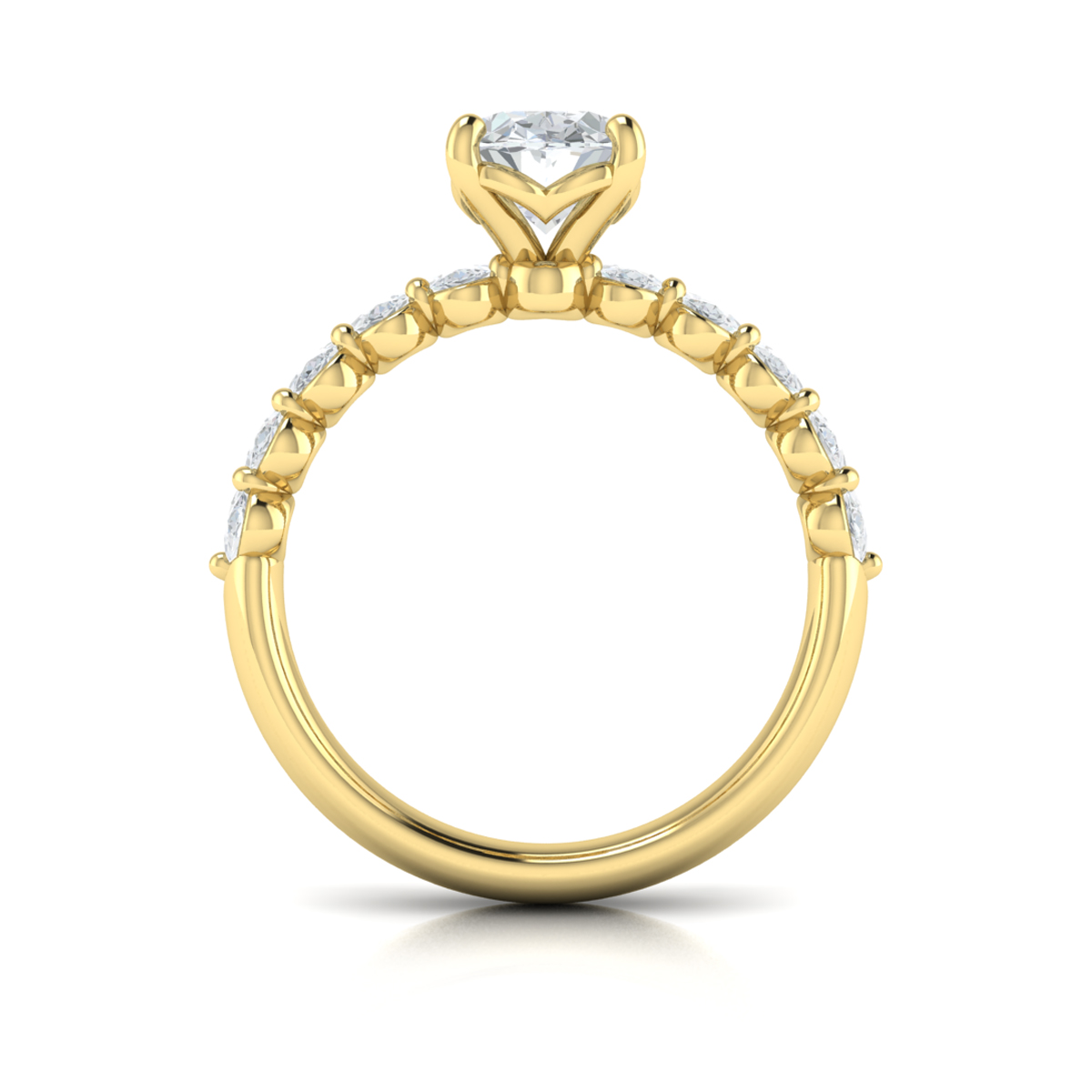 Eternal Oval Engagement Ring