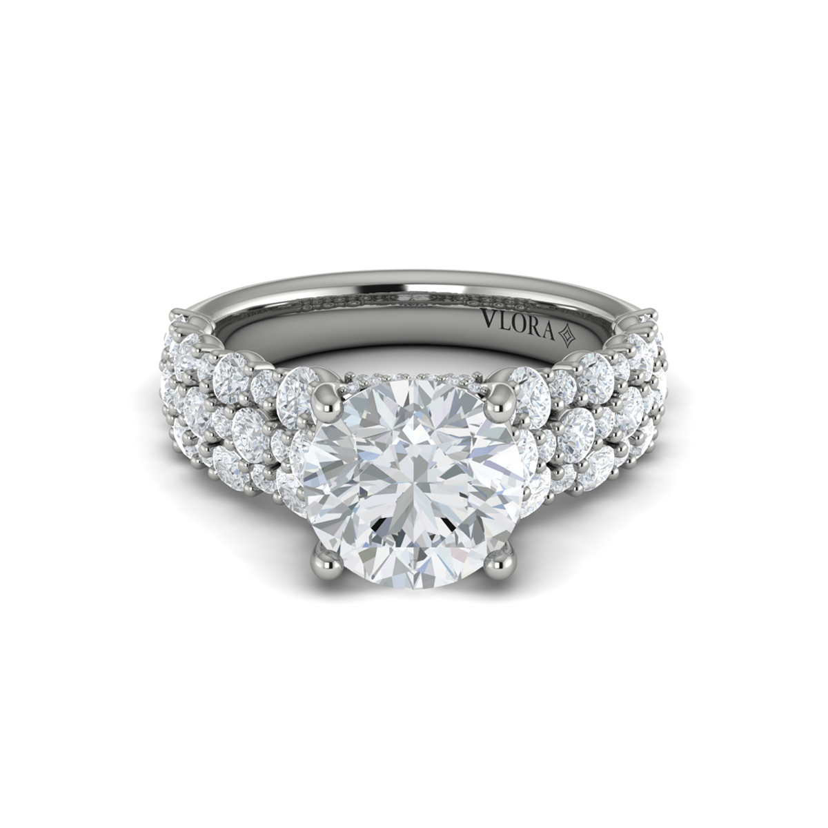 Mosaic Engagement Ring