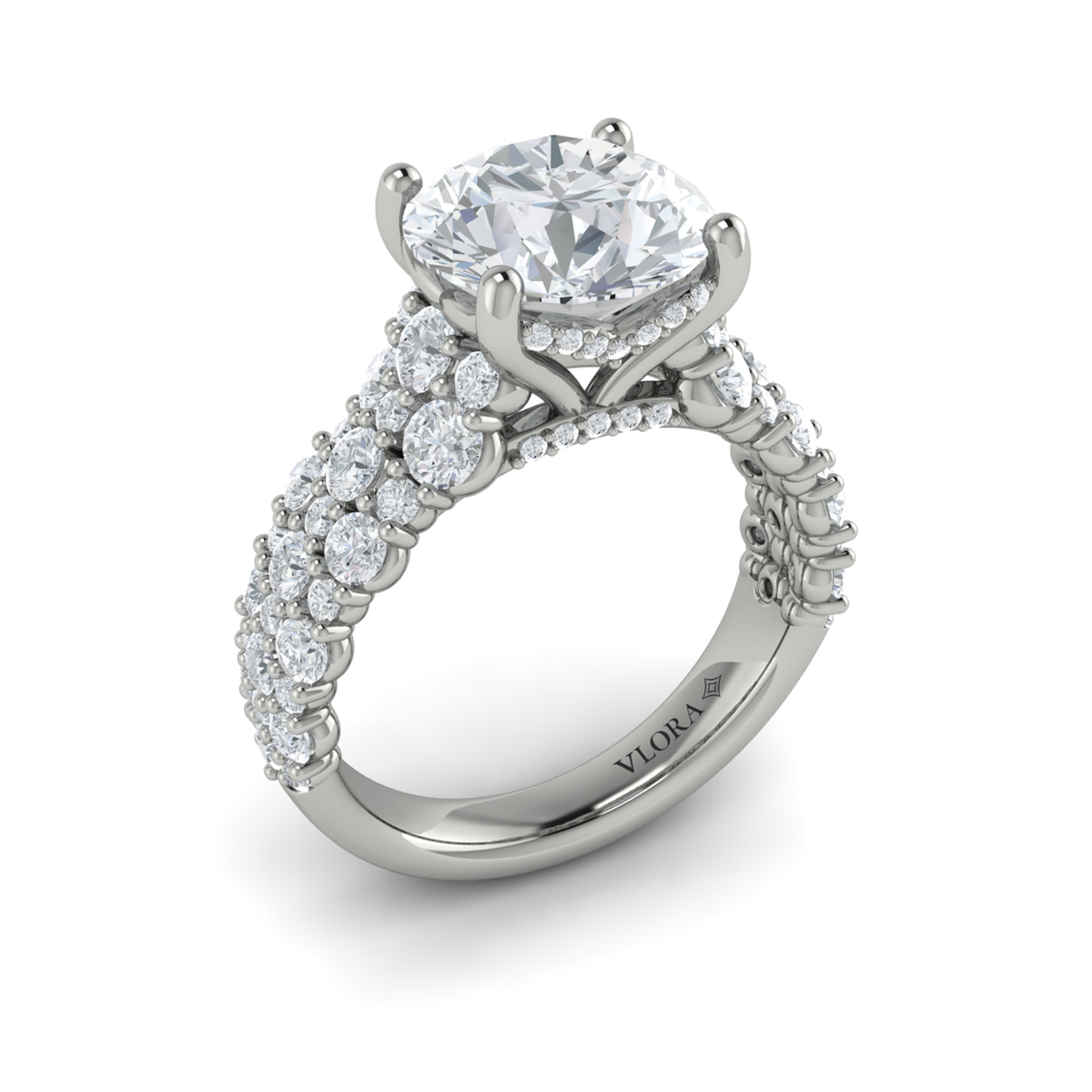 Mosaic Engagement Ring