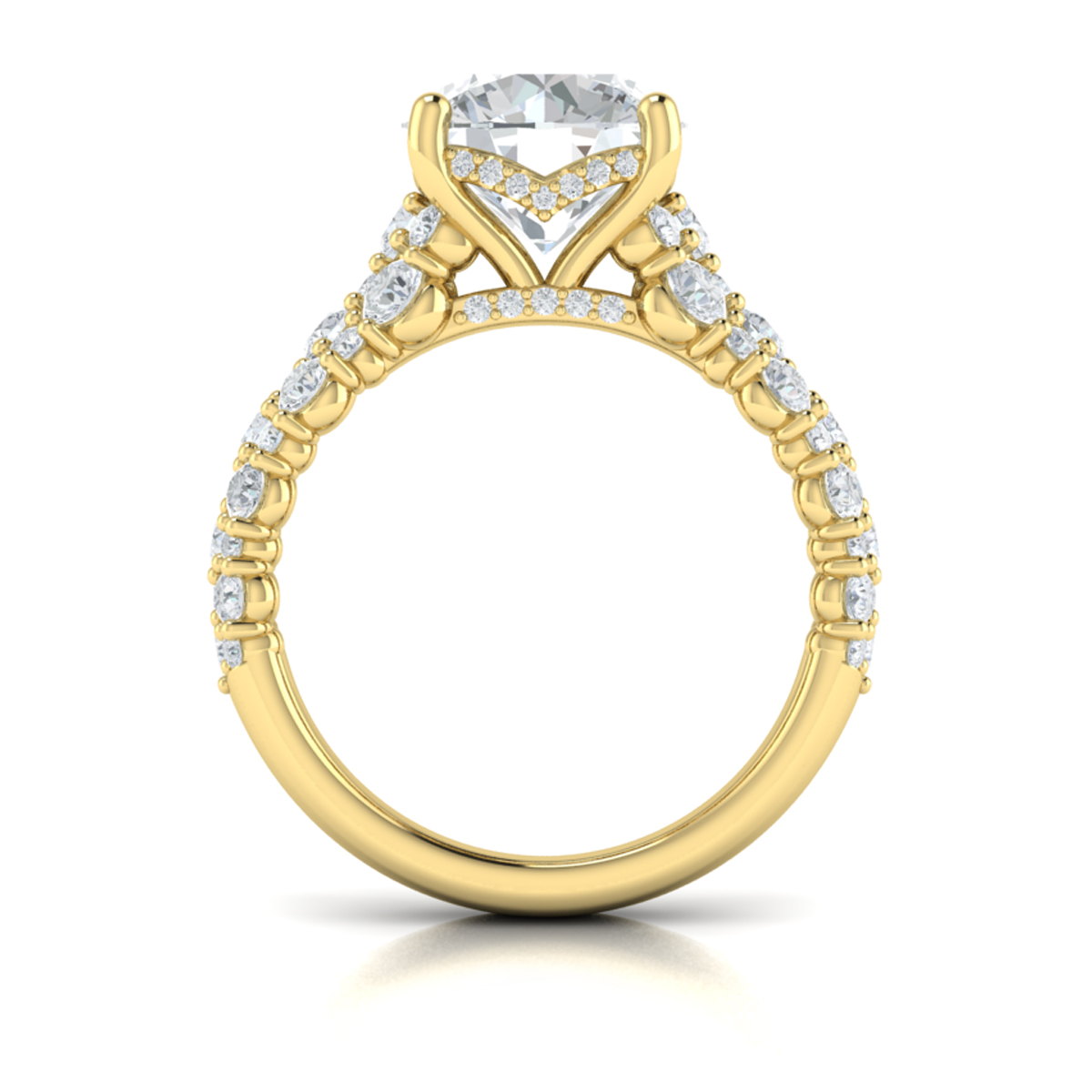 Mosaic Engagement Ring
