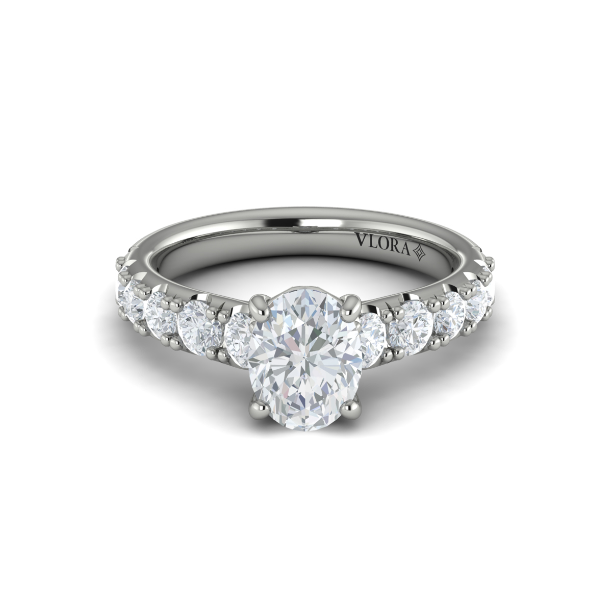 Luxe Classic Oval Engagement Ring