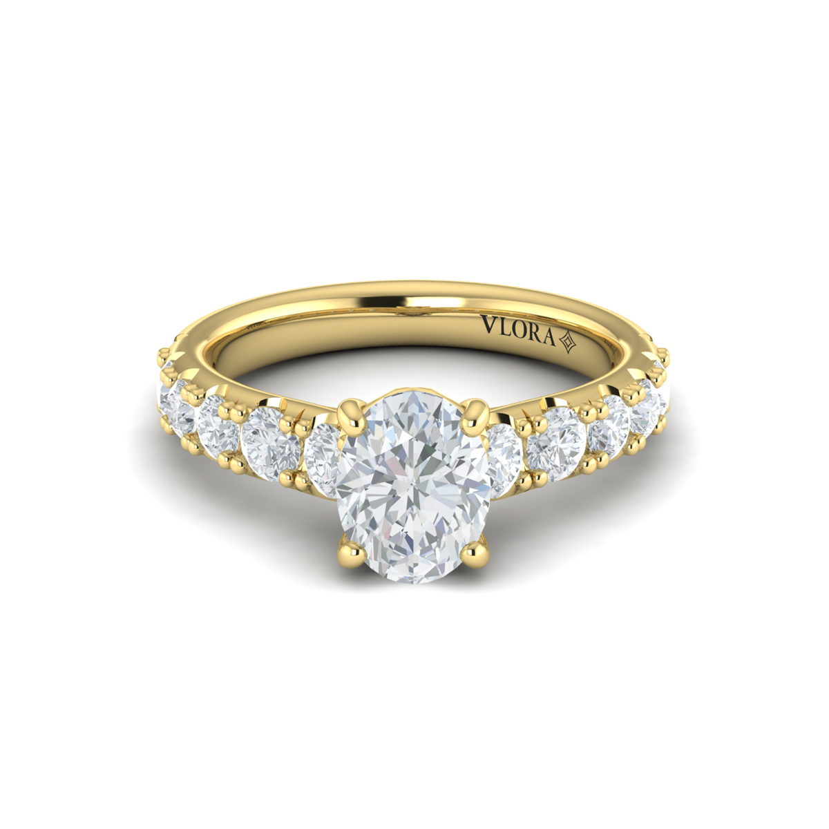 Luxe Classic Oval Engagement Ring