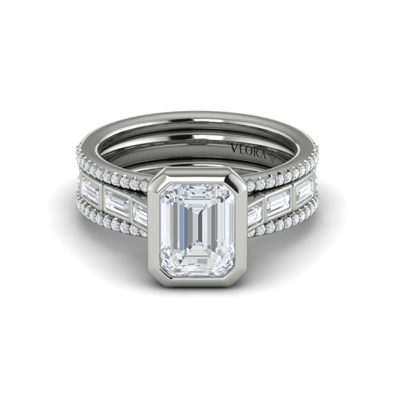 Modern Cathedral Engagement Ring