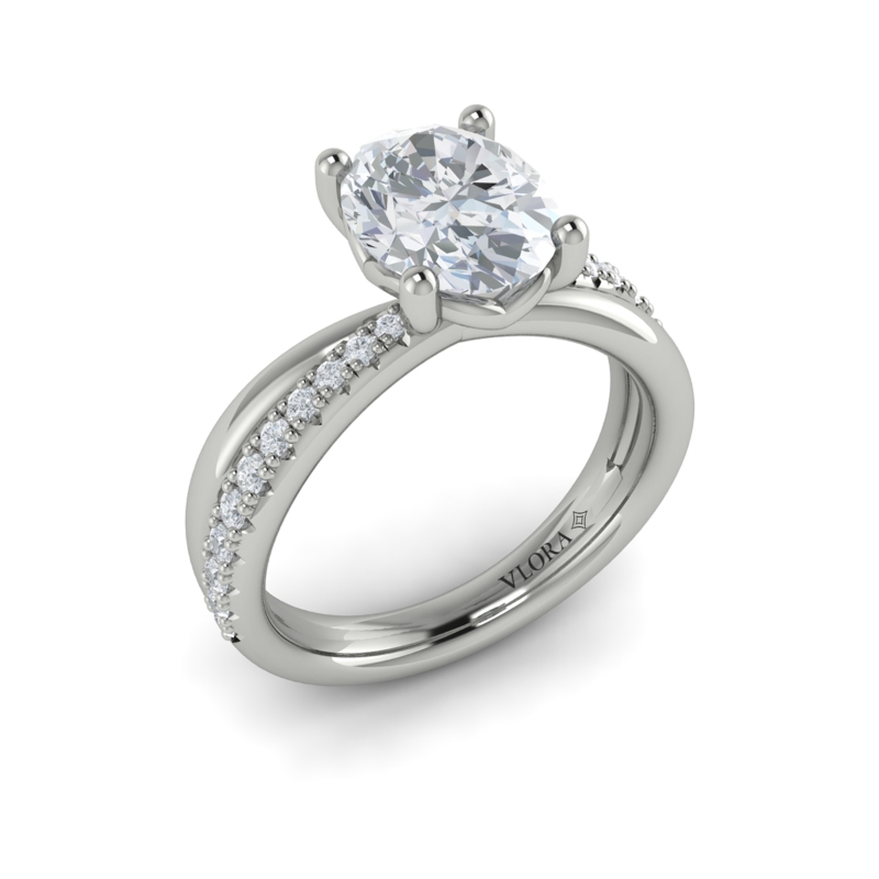 Destiny Oval Engagement Ring