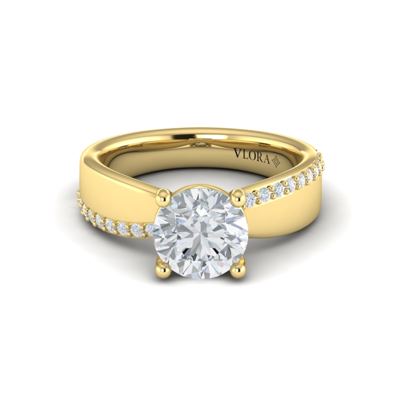 Arc Engagement Ring