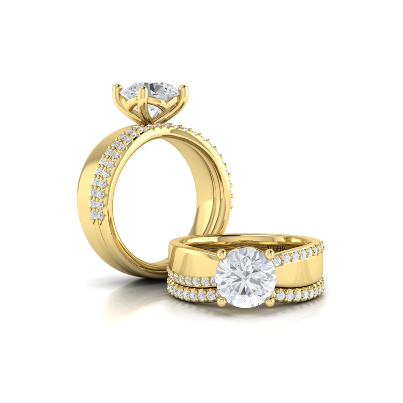 Arc Engagement Ring