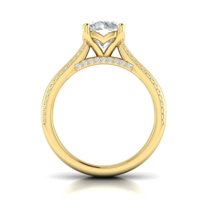 Cathedral of Joy Engagement Ring