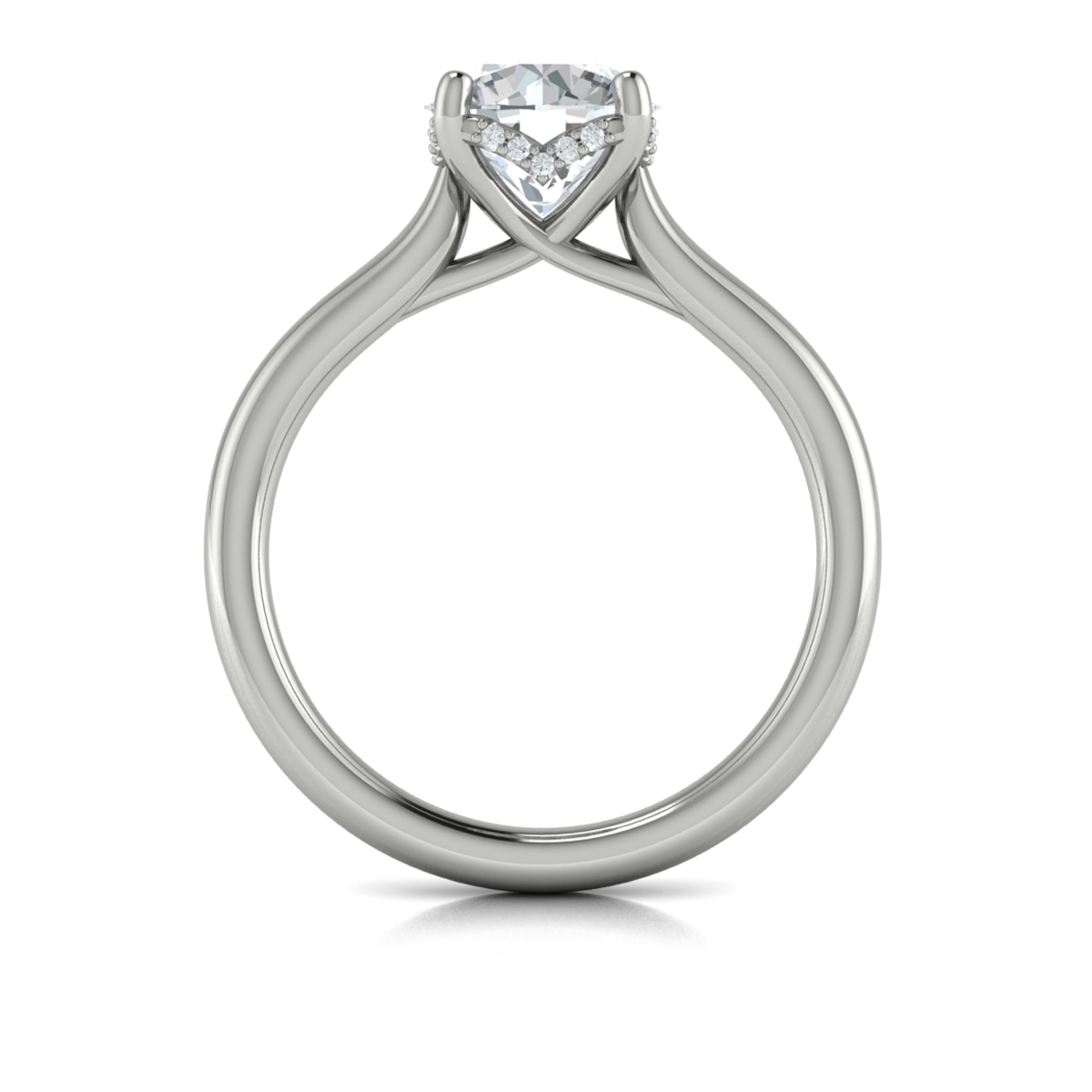 Elegant Classic Solitaire Engagement Ring