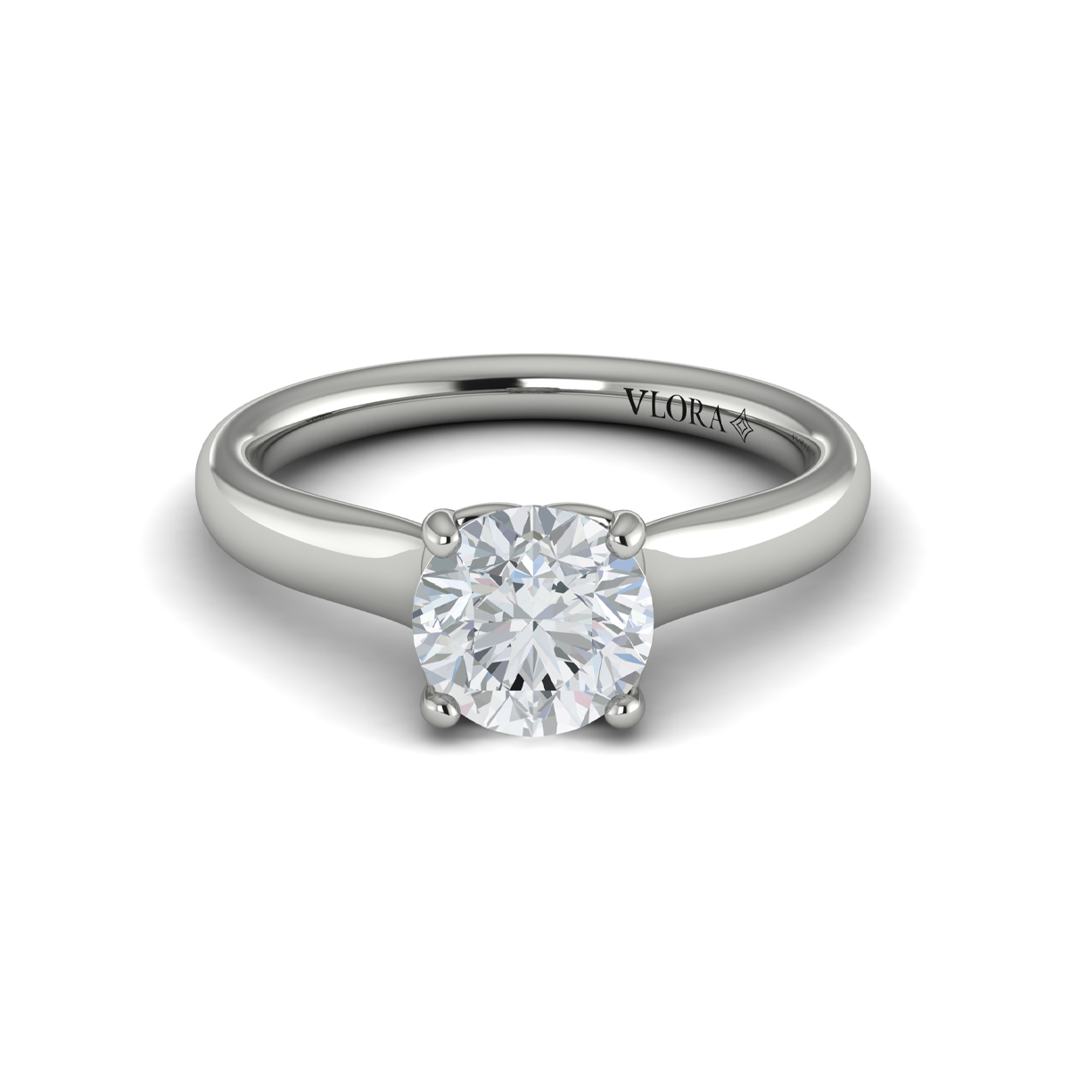 Classic Cathedral Solitaire Engagement Ring