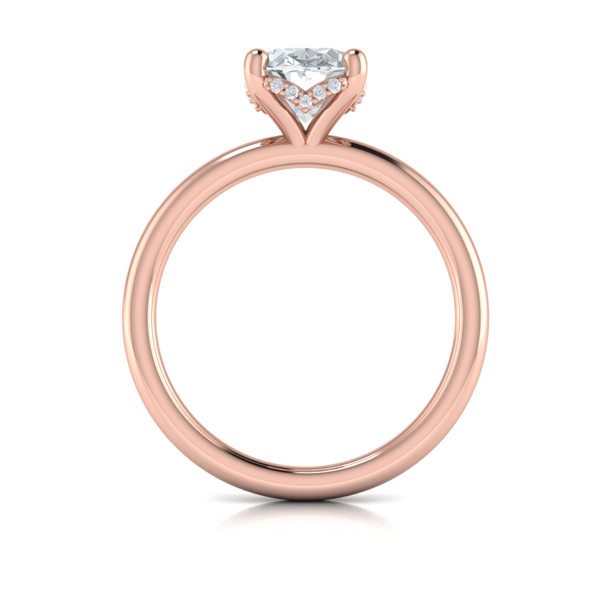 Promise Solitaire Oval Engagement Ring