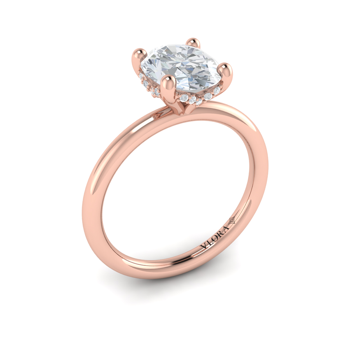 Promise Solitaire Oval Engagement Ring