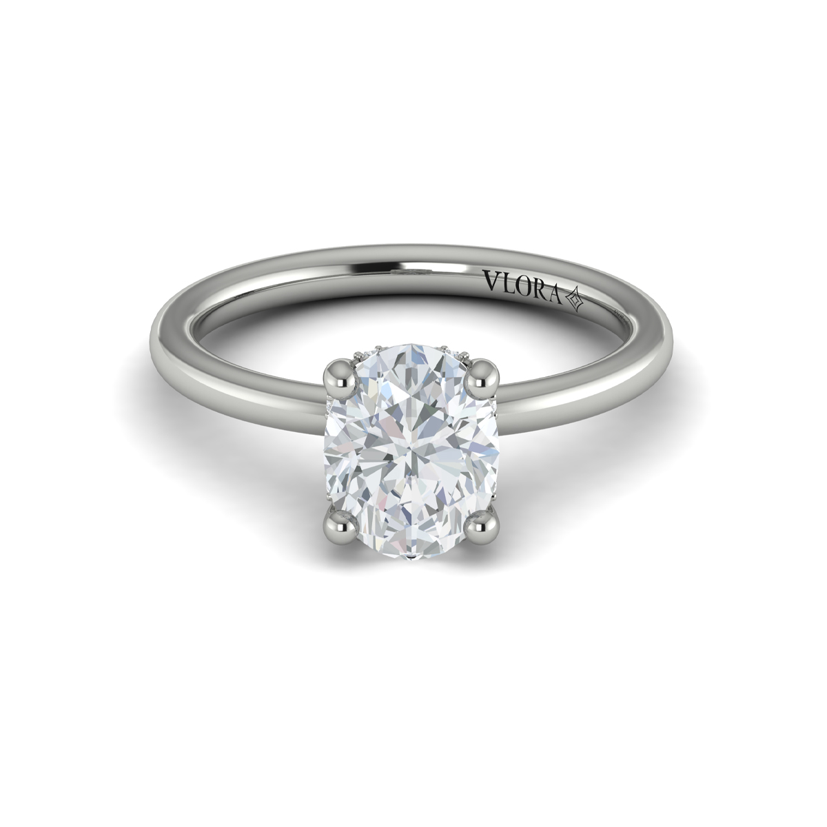 Promise Solitaire Oval Engagement Ring