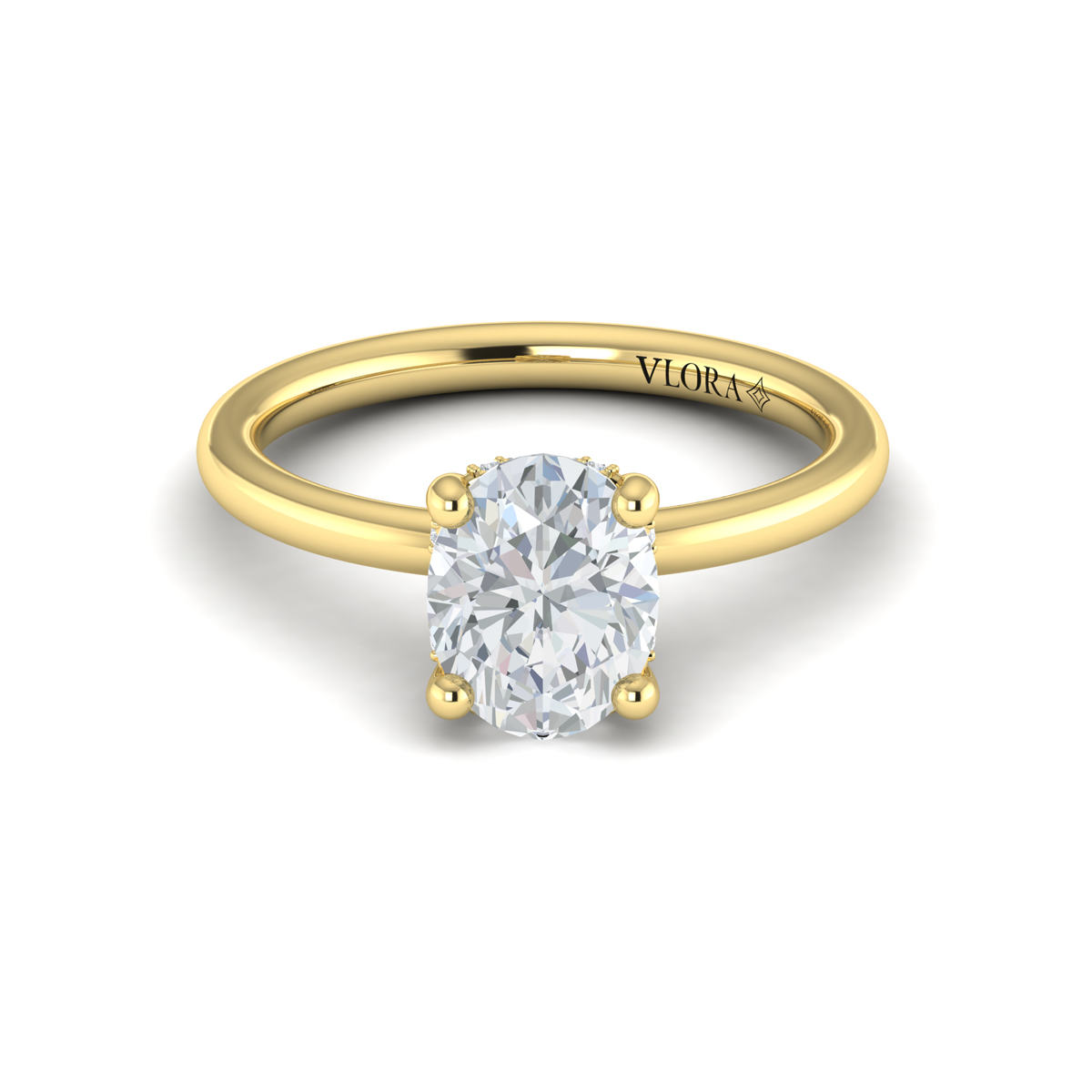 Promise Solitaire Oval Engagement Ring