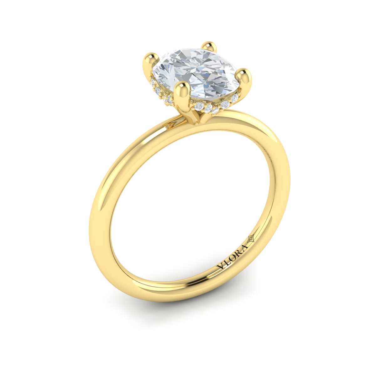 Promise Solitaire Oval Engagement Ring