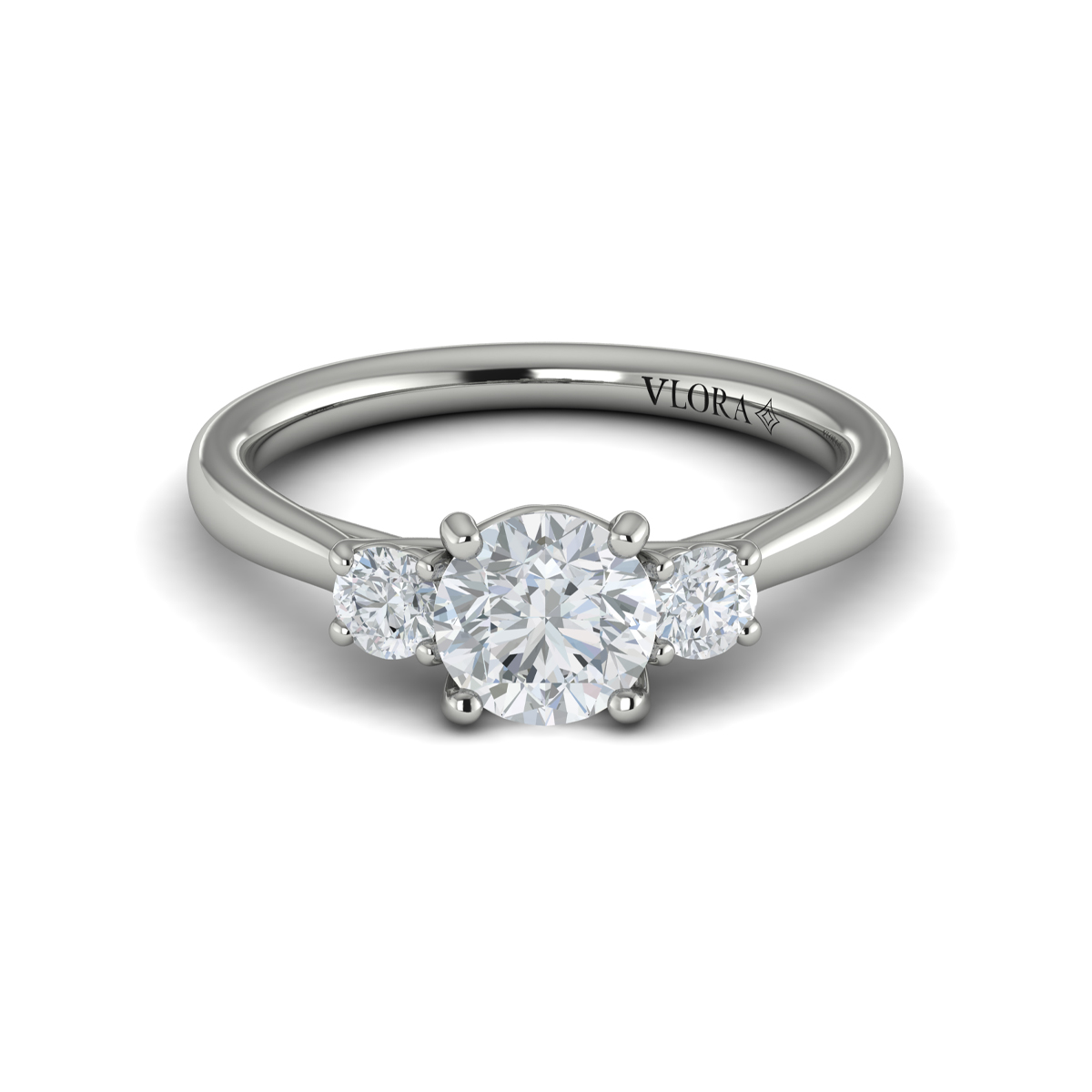 Timeless Trio Three Stone Engagement Ring