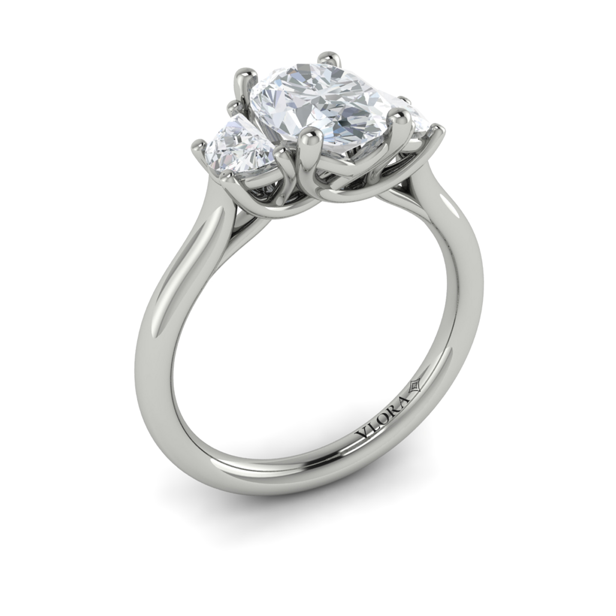 Harmony Three Stone Engagement Ring
