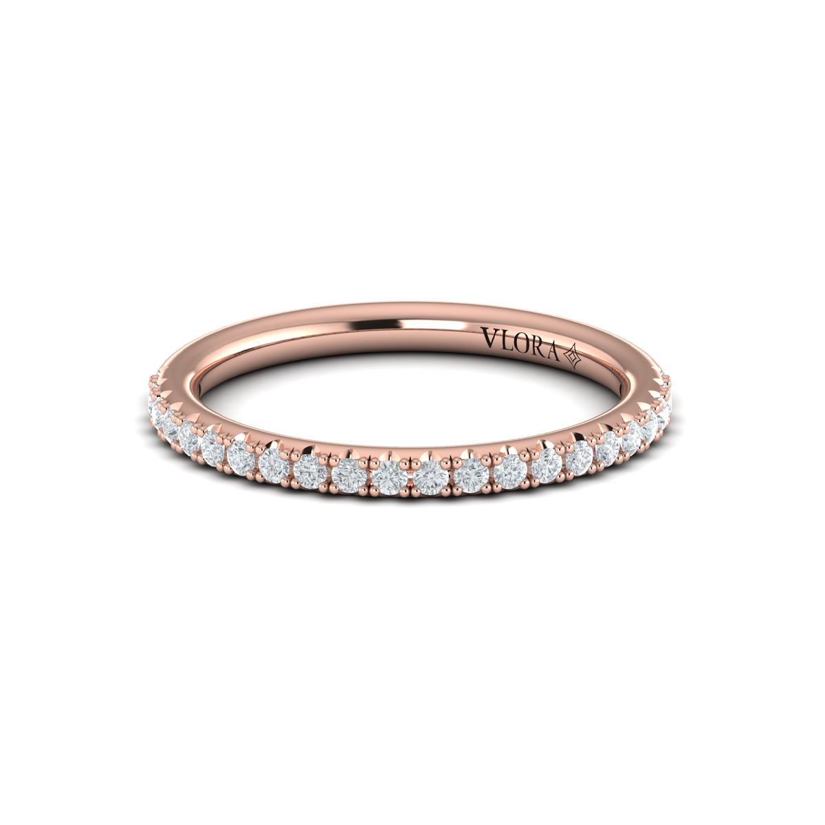 Matching Band for Tapestry Three Stone Emerald Cut Engagement Ring