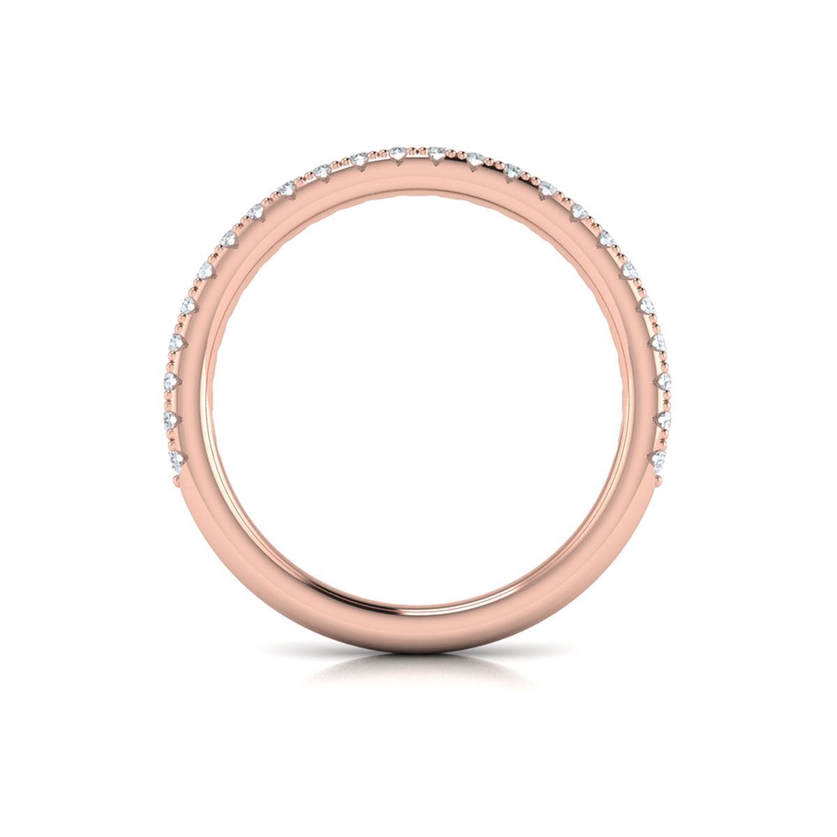 Matching Band for Tapestry Oval Trilogy Engagement Ring