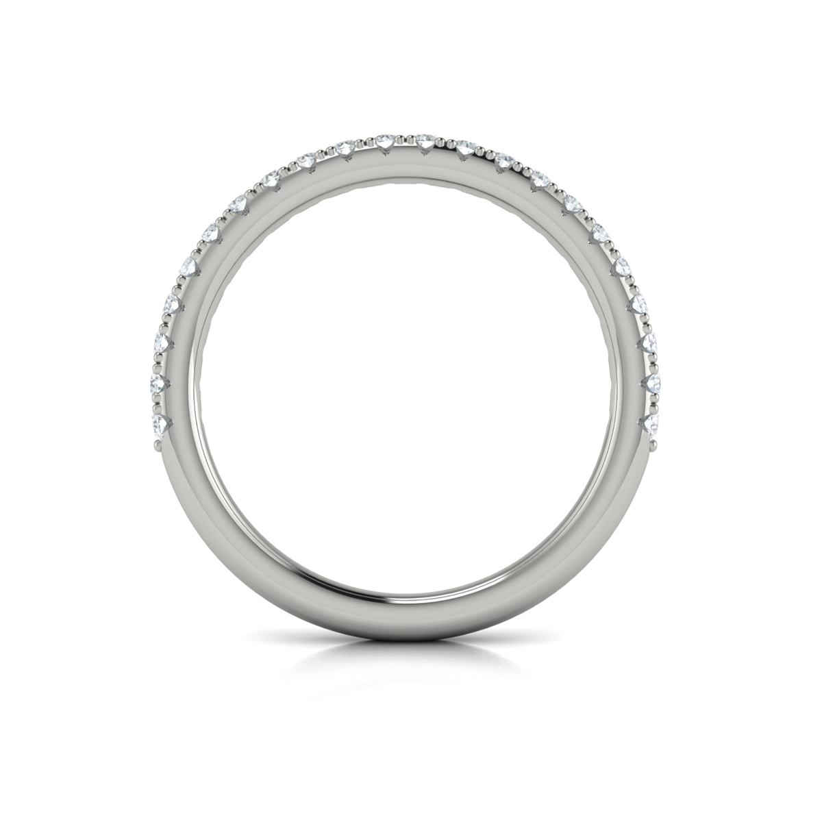 Matching Band for Entwined Three Stone Engagement Ring