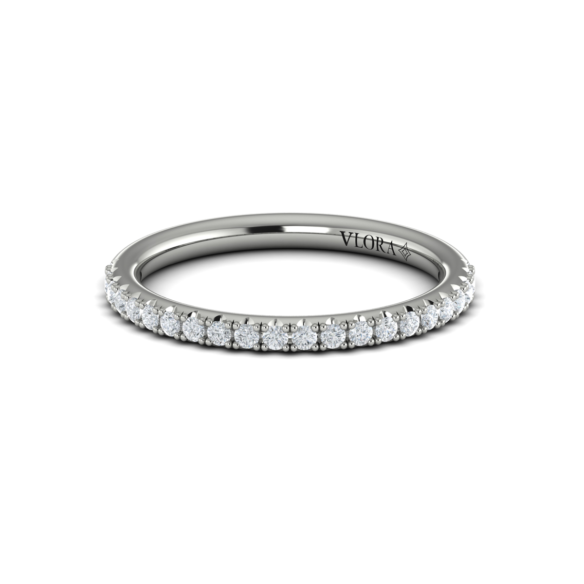 Matching Band for Trio Oval Bezel Engagement Ring