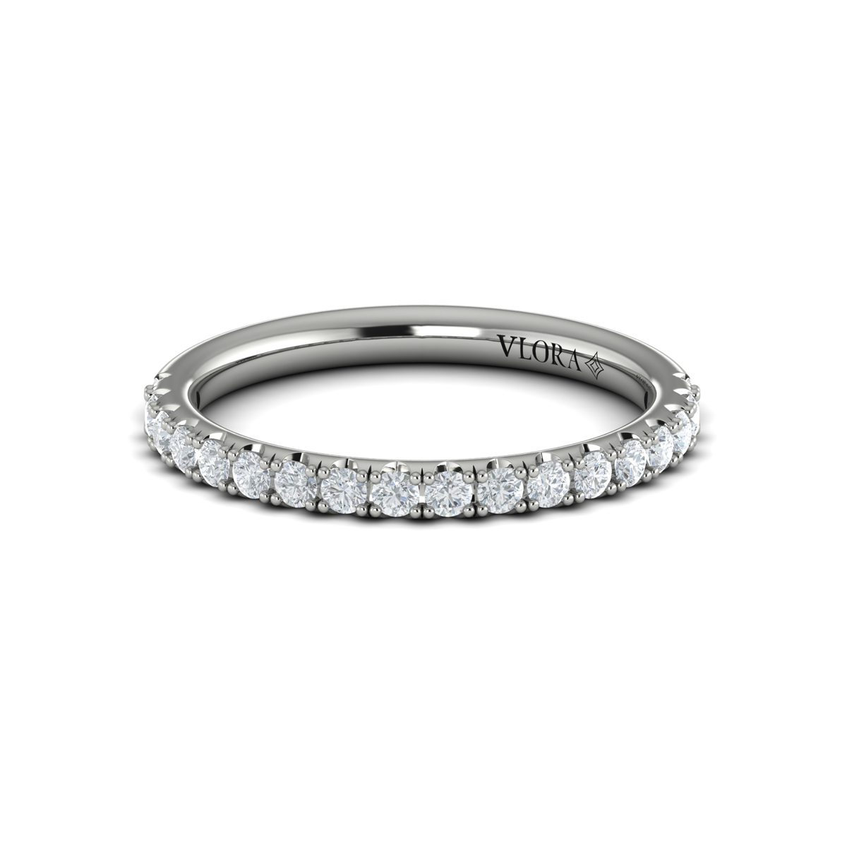 Matching Band for Harmony Trio Halo Engagement Ring