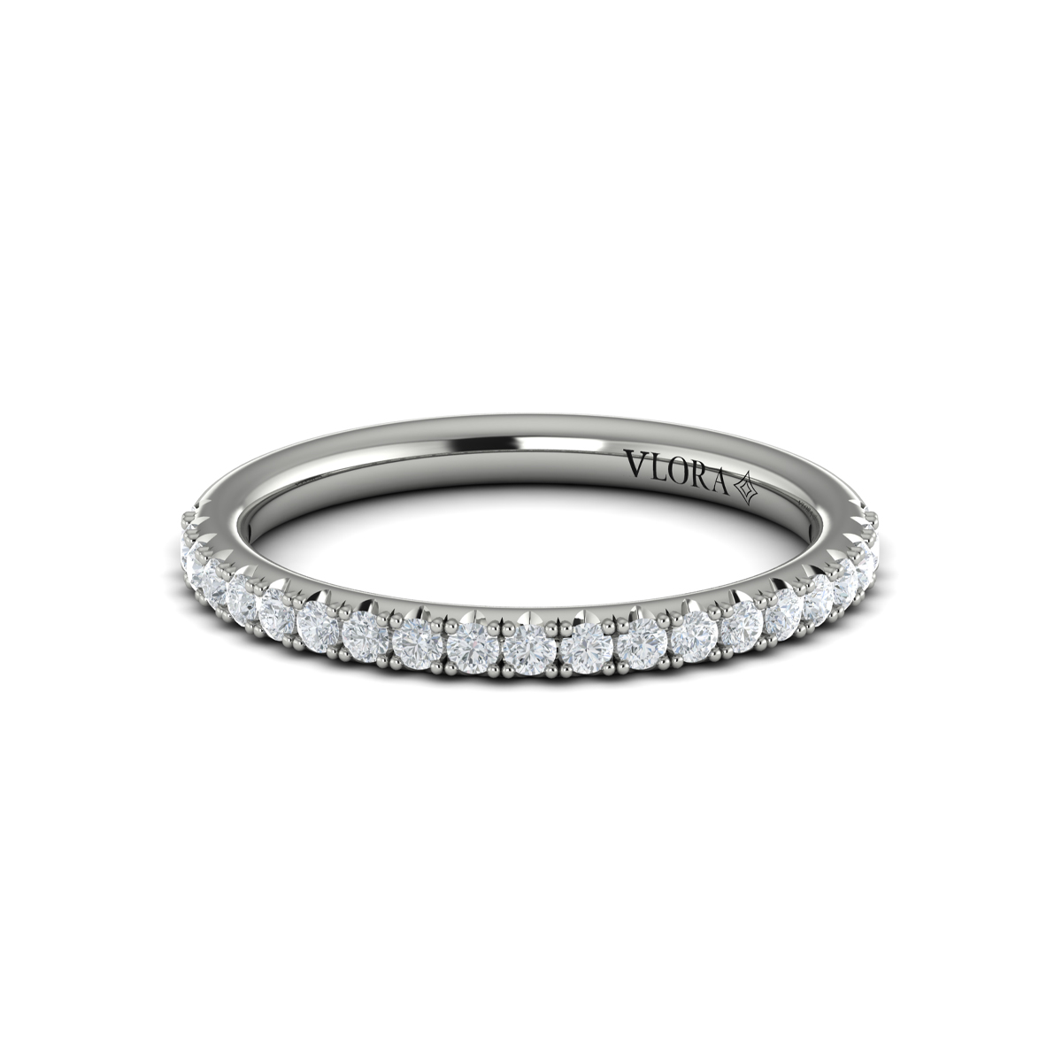 Matching Band for Triple Halo Round Engagement Ring