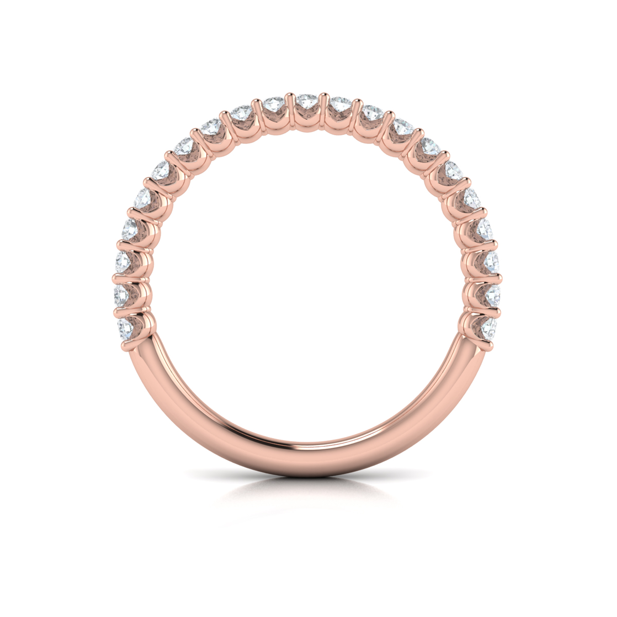 Matching Band for Embrace Halo Oval Engagement Ring