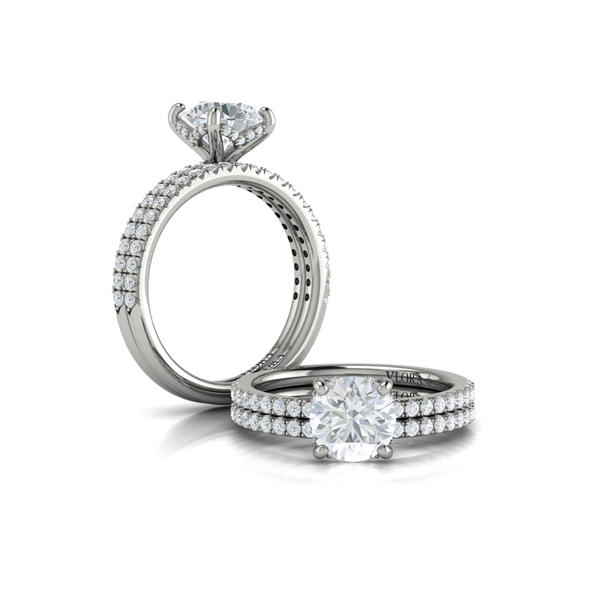 Matching Band for Delicate Classic Engagement Ring
