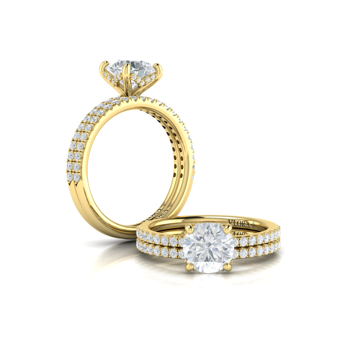 Matching Band for Delicate Classic Engagement Ring