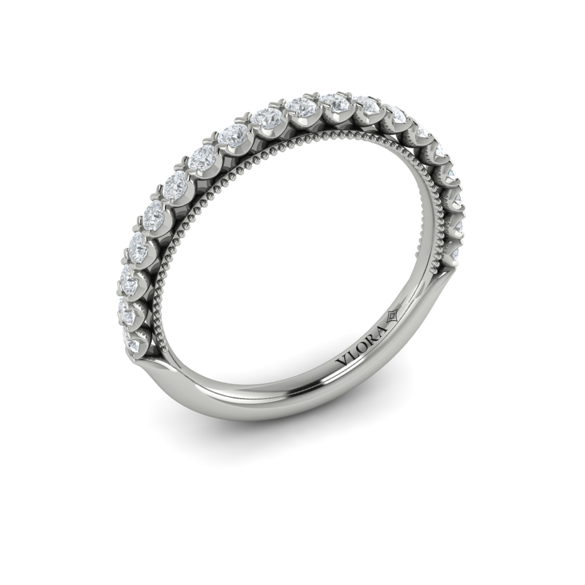 Matching Band for Timeless Pear Halo Engagement Ring