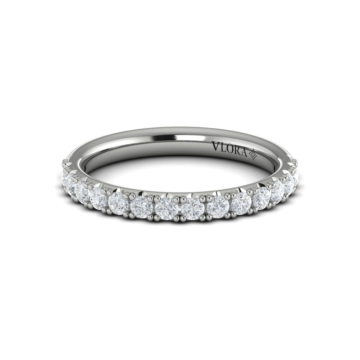 Matching Band for Bloom Halo Round Engagement Ring