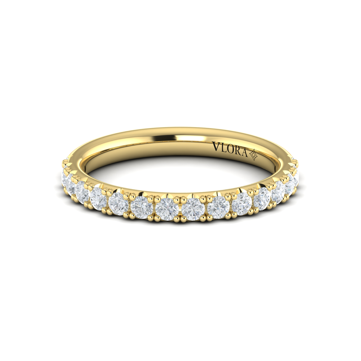 Matching Band for Bloom Halo Round Engagement Ring