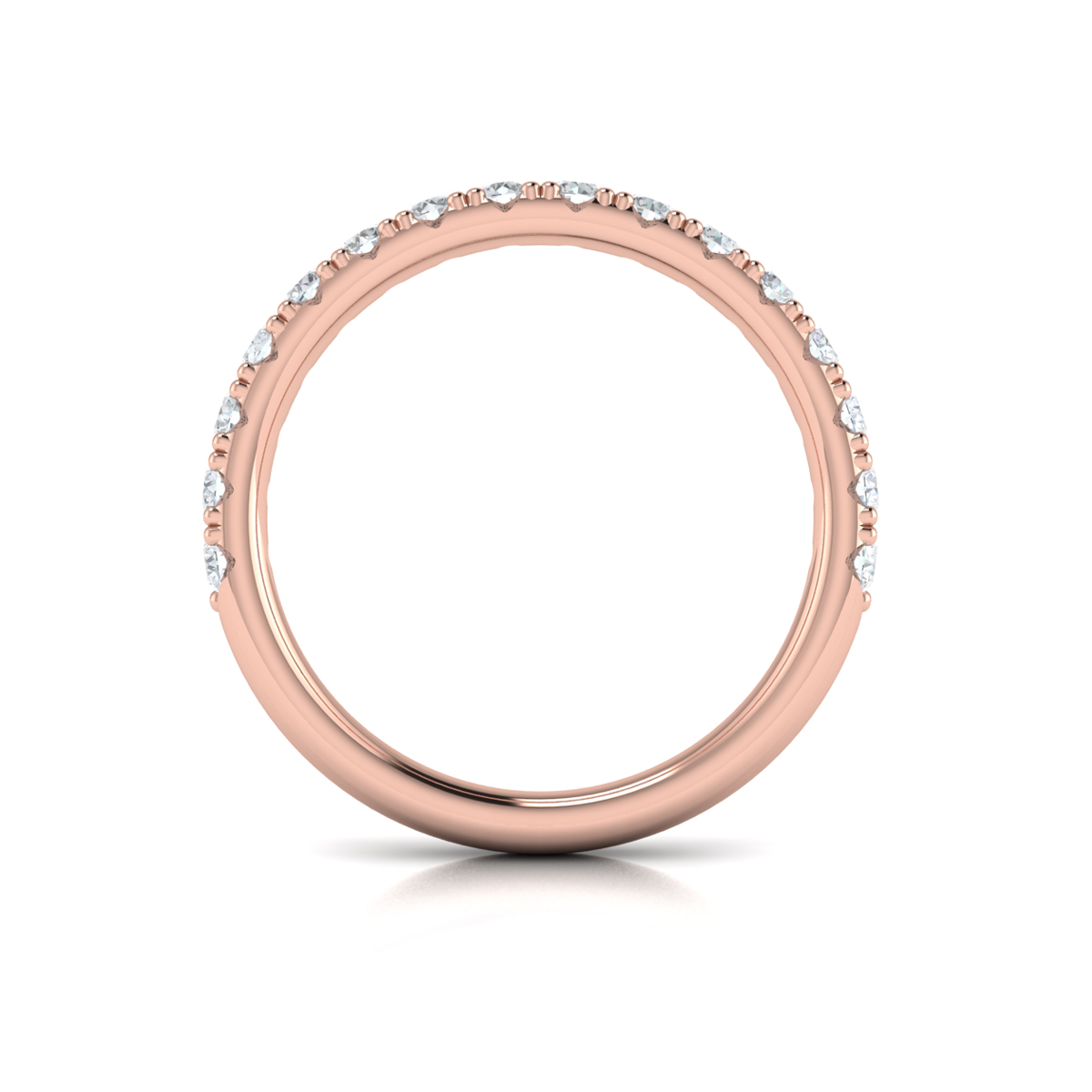 Matching Band for Bloom Halo Oval Engagement Ring