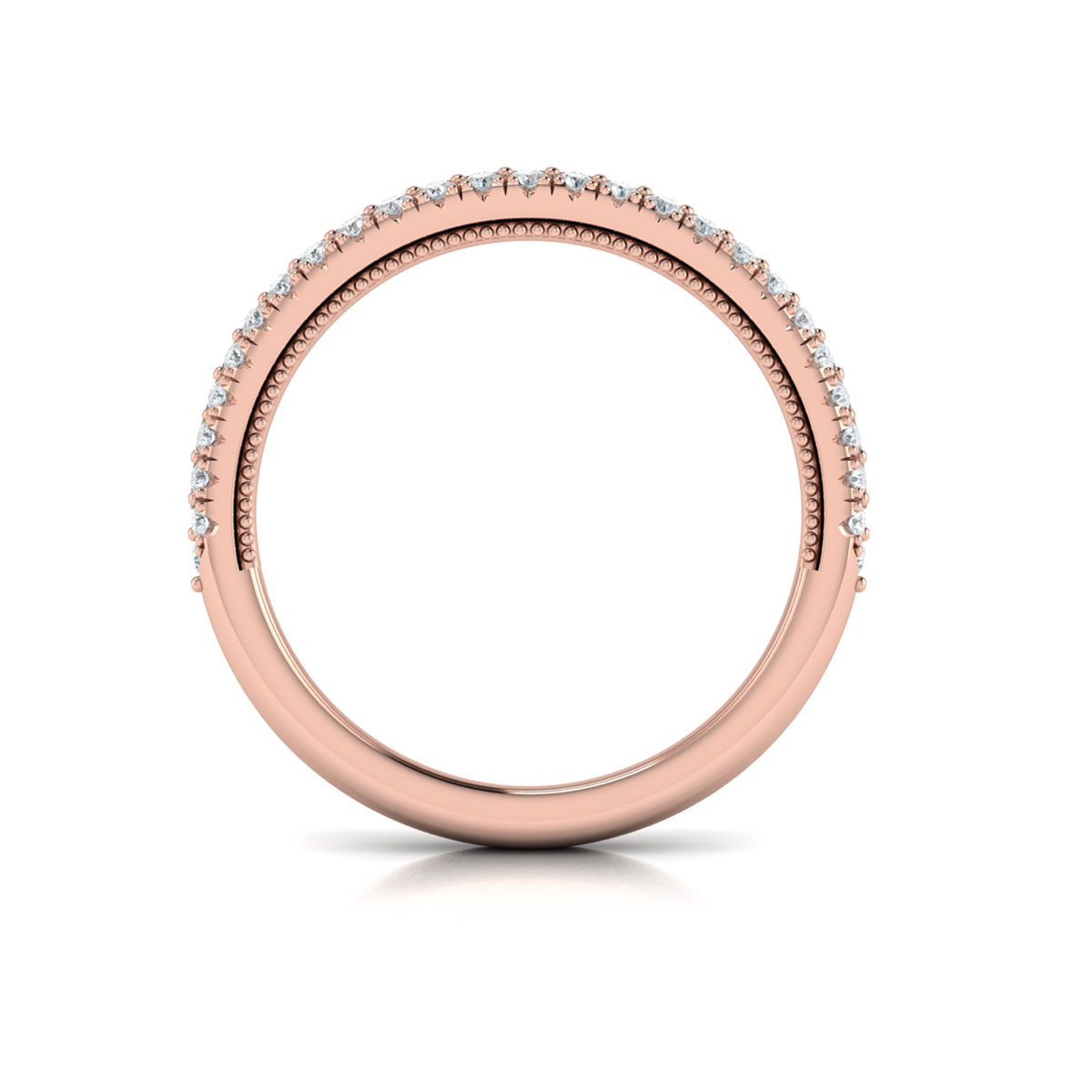 Matching Band for Regal Halo Oval Engagement Ring